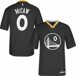 Youth Adidas Golden State Warriors 0 Patrick McCaw Authentic Black Alternate NBA Jersey 
