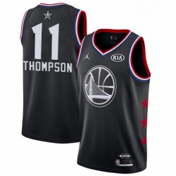 Youth Nike Golden State Warriors 11 Klay Thompson Black NBA Jordan Swingman 2019 All Star Game Jersey