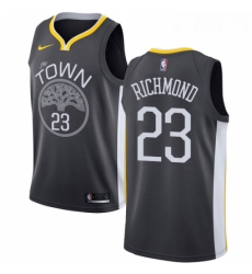 Youth Nike Golden State Warriors 23 Mitch Richmond Swingman Black Alternate NBA Jersey Statement Edition