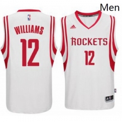 Mens Houston Rockets 12 Lou Williams adidas White Swingman climacool Jersey 