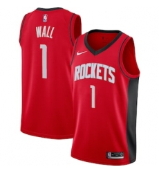 Men's Houston Rockets John Wall Red Nike Association Swingman Jersey