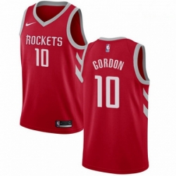 Mens Nike Houston Rockets 10 Eric Gordon Swingman Red Road NBA Jersey Icon Edition