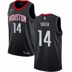 Mens Nike Houston Rockets 14 Gerald Green Authentic Black NBA Jersey Statement Edition 