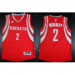 Revolution 30 Rockets 2 Patrick Beverley Red Road Stitched NBA Jersey 
