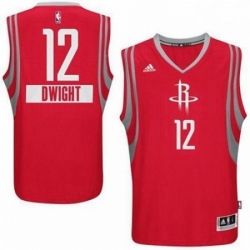 Rockets 12 Dwight Howard Red 2014 15 Christmas Day Stitched NBA Jersey