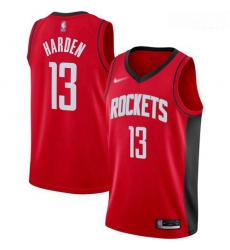 Rockets #13 James Harden Red Basketball Swingman Icon Edition 2019 2020 Jersey
