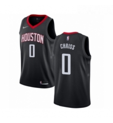 Womens Nike Houston Rockets 0 Marquese Chriss Swingman Black NBA Jersey Statement Edition 