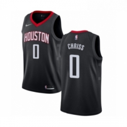 Womens Nike Houston Rockets 0 Marquese Chriss Swingman Black NBA Jersey Statement Edition 