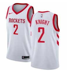 Womens Nike Houston Rockets 2 Brandon Knight Swingman White NBA Jersey Association Edition 
