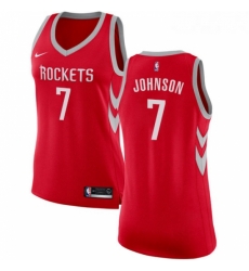 Womens Nike Houston Rockets 7 Joe Johnson Swingman Red NBA Jersey Icon Edition 