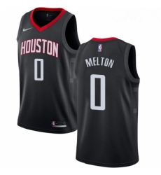 Youth Nike Houston Rockets 0 DeAnthony Melton Swingman Black NBA Jersey Statement Editi