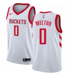 Youth Nike Houston Rockets 0 DeAnthony Melton Swingman White NBA Jersey Association Editi