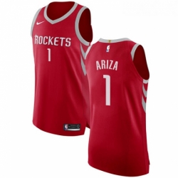 Youth Nike Houston Rockets 1 Trevor Ariza Authentic Red Road NBA Jersey Icon Edition