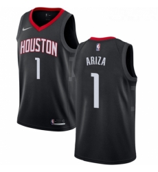 Youth Nike Houston Rockets 1 Trevor Ariza Swingman Black Alternate NBA Jersey Statement Edition