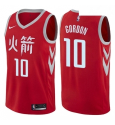 Youth Nike Houston Rockets 10 Eric Gordon Swingman Red NBA Jersey City Edition
