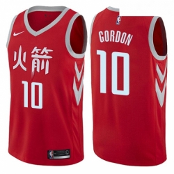 Youth Nike Houston Rockets 10 Eric Gordon Swingman Red NBA Jersey City Edition
