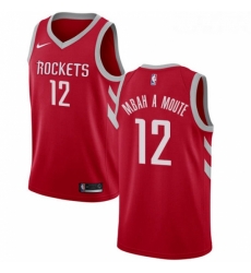 Youth Nike Houston Rockets 12 Luc Mbah a Moute Swingman Red Road NBA Jersey Icon Edition 