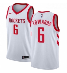 Youth Nike Houston Rockets 6 Vincent Edwards Swingman White NBA Jersey Association Edition 