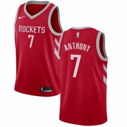 Youth Nike Houston Rockets 7 Carmelo Anthony Swingman Red NBA Jersey Icon Editi
