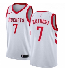 Youth Nike Houston Rockets 7 Carmelo Anthony Swingman White NBA Jersey Association Editi