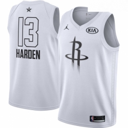 Youth Nike Jordan Houston Rockets 13 James Harden Swingman White 2018 All Star Game NBA Jersey