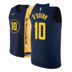 Men NBA 2018 19 Indiana Pacers 10 Kyle O Quinn City Edition Navy Jers