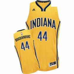 Mens Adidas Indiana Pacers 44 Bojan Bogdanovic Swingman Gold Alternate NBA Jersey 