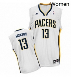 Womens Adidas Indiana Pacers 13 Mark Jackson Swingman White Home NBA Jersey