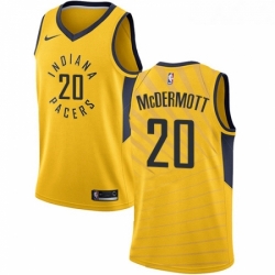Womens Nike Indiana Pacers 20 Doug McDermott Swingman Gold NBA Jersey Statement Edition 