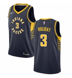 Womens Nike Indiana Pacers 3 Aaron Holiday Swingman Navy Blue NBA Jersey Icon Edition 