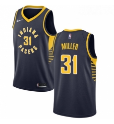 Womens Nike Indiana Pacers 31 Reggie Miller Authentic Navy Blue Road NBA Jersey Icon Edition