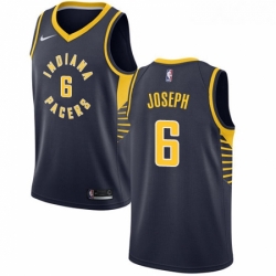 Womens Nike Indiana Pacers 6 Cory Joseph Authentic Navy Blue Road NBA Jersey Icon Edition 