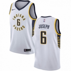 Womens Nike Indiana Pacers 6 Cory Joseph Authentic White NBA Jersey Association Edition 