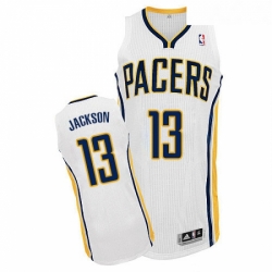 Youth Adidas Indiana Pacers 13 Mark Jackson Authentic White Home NBA Jersey