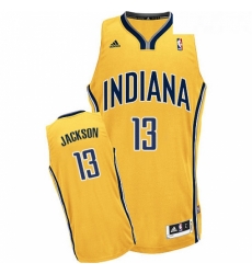Youth Adidas Indiana Pacers 13 Mark Jackson Swingman Gold Alternate NBA Jersey