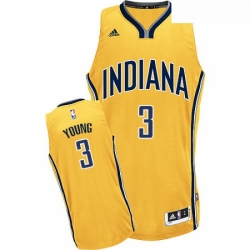 Youth Adidas Indiana Pacers 3 Joe Young Swingman Gold Alternate NBA Jersey