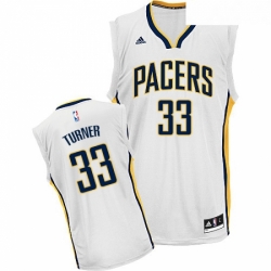 Youth Adidas Indiana Pacers 33 Myles Turner Swingman White Home NBA Jersey