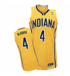 Youth Adidas Indiana Pacers 4 Victor Oladipo Authentic Gold Alternate NBA Jersey 