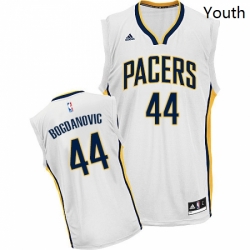 Youth Adidas Indiana Pacers 44 Bojan Bogdanovic Swingman White Home NBA Jersey 