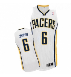 Youth Adidas Indiana Pacers 6 Cory Joseph Authentic White Home NBA Jersey 