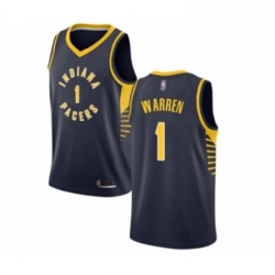 Youth Indiana Pacers 1 TJ Warren Swingman Navy Blue Basketball Jersey Icon Edition 