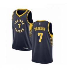 Youth Indiana Pacers 7 Malcolm Brogdon Swingman Navy Blue Basketball Jersey Icon Edition 