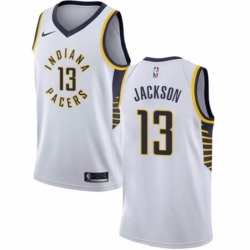 Youth Nike Indiana Pacers 13 Mark Jackson Swingman White NBA Jersey Association Edition