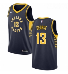 Youth Nike Indiana Pacers 13 Paul George Swingman Navy Blue Road NBA Jersey Icon Edition