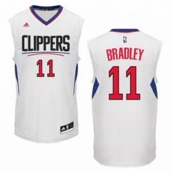 Mens Adidas Los Angeles Clippers 11 Avery Bradley Swingman White Home NBA Jersey 