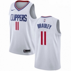Mens Nike Los Angeles Clippers 11 Avery Bradley Authentic White NBA Jersey Association Edition 