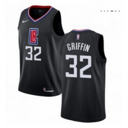 Mens Nike Los Angeles Clippers 32 Blake Griffin Authentic Black Alternate NBA Jersey Statement Edition