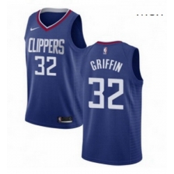 Mens Nike Los Angeles Clippers 32 Blake Griffin Swingman Blue Road NBA Jersey Icon Edition