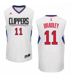 Womens Adidas Los Angeles Clippers 11 Avery Bradley Authentic White Home NBA Jersey 