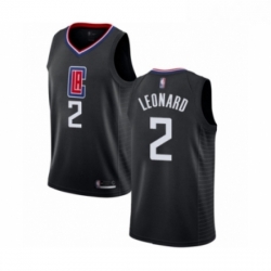 Womens Los Angeles Clippers 2 Kawhi Leonard Authentic Black Basketball Jersey Statement Edition 